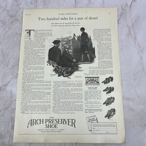 The Arch Preserver Shoe Shelby Shoe Co Portsmouth OH 1924 Magazine Ad FL6-11